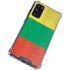 Lithuania Flag Distressed Galaxy S20 FE Clear Case